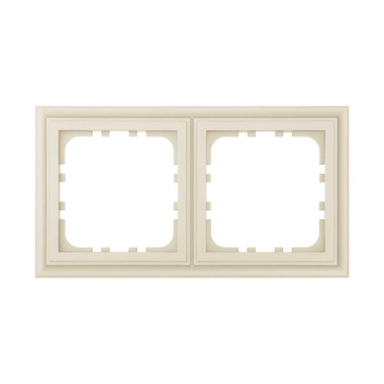 Рамка 2-постовая LK Studio (бежевый матовый) LK80 CLASSIC, 894202-1