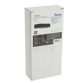 Светильник садово-парковый Feron DH1203,на стену, GX53 230V, черный 51328