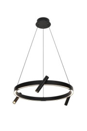 Люстра подвесная Alfa Light F3924-15 black 75W D60*H12 0