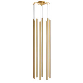 Комплект с подвесной люстрой Lightstar Tubo (574733+747443 (8шт) L8T747443