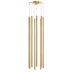 Комплект с подвесной люстрой Lightstar Tubo (574733+747443 (8шт) L8T747443