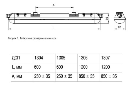 Потолочный светодиодный светильник IEK ДСП LDSP0-1304-18-4500-K01