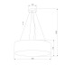 Подвесной светильник TK Lighting 4241 Rondo Graphite