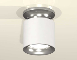 Комплект накладного светильника Ambrella light Techno Spot XS7401102 SWH/PSL белый песок/серебро полированное (N7927, C7401, N7012)