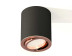 Комплект накладного светильника Ambrella light Techno Spot XS7422004 SBK/PPG черный песок/золото розовое полированное (C7422, N7005)