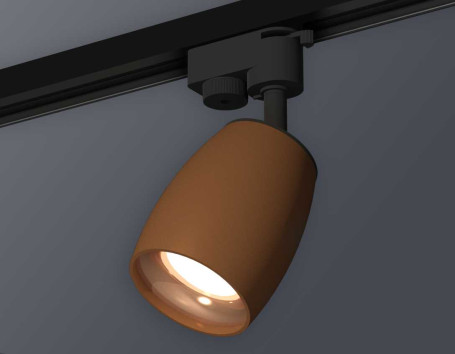 Комплект трекового светильника Ambrella light Track System XT1124035 SCF/PPG кофе песок/золото розовое полированное (A2521, C1124, N7015)