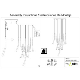 Потолочное основание Mantra Modular Light Florones 9371