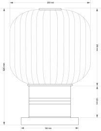 Настольный светильник KUTEK ALBA ALB-LN-2(ZM)
