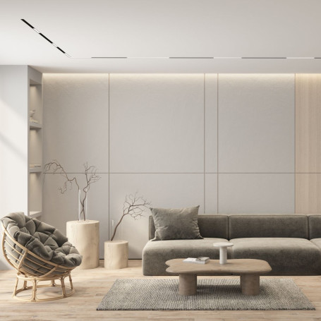 Трековый светодиодный светильник Denkirs Simple Linear DK8103-BK