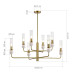 Подвесная люстра ST Luce Medea SL1244.303.08