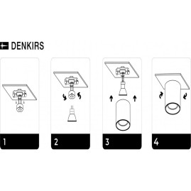 Потолочный светильник Denkirs Soro DK3040-WH