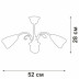 Потолочная люстра Vitaluce V3873-0/3PL