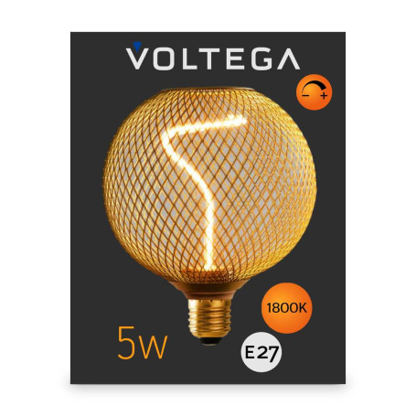Лампа светодиодная филаментная Voltega 271 E27 5W 1800K 8538