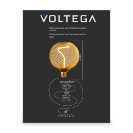 Лампа светодиодная филаментная Voltega 271 E27 5W 1800K 8538