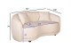 Диван двухместный велюровый бежевый