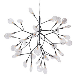 Подвесная люстра Crystal Lux Evita SP36 Black/Transparent