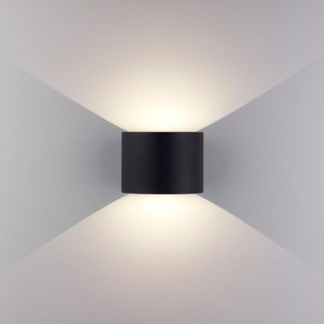 Уличный настенный светодиодный светильник Elektrostandard 1518 Techno LED Blade черный a038828