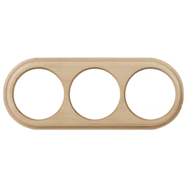 Рамка Werkel Legend на 3 поста светлый бук W0035224 4690389166587