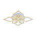 Потолочная светодиодная люстра Profit Light 8464/4+4A WHT