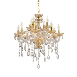 Подвесная люстра Lumina Deco Eliza LDP 7025-8+4 GD