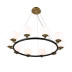 Подвесной светильник Lumina Deco Modica LDP 6032-10 BK+MD