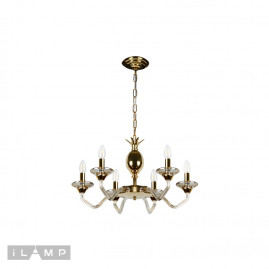 Подвесная люстра iLamp Flo YT2049-6 GD+COG
