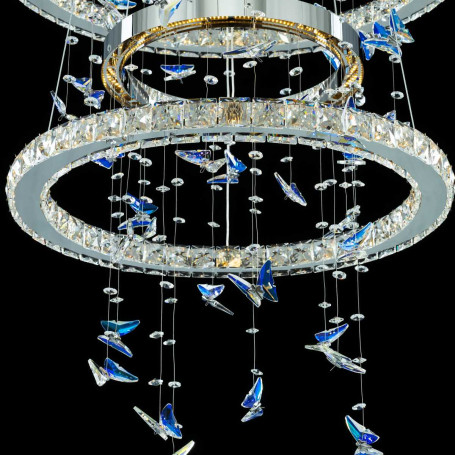 Люстра хрустальная с пультом Citilux ETERA CL322090