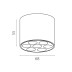 Светильник потолочный 6W 470LM 4000K, черный Guarda Lightstar 080647