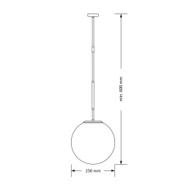 Подвесной светильник KUTEK MOOD Ultimo ULT-ZW-1(ZM)250
