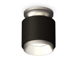 Комплект накладного светильника Ambrella light Techno Spot XS7511100 SBK/MCH черный песок/хром матовый (N7928, C7511, N7033)