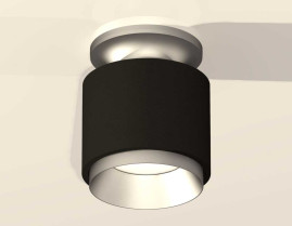 Комплект накладного светильника Ambrella light Techno Spot XS7511100 SBK/MCH черный песок/хром матовый (N7928, C7511, N7033)