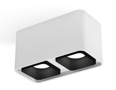 Комплект накладного светильника Ambrella light Techno Spot XS7850002 SWH/SBK белый песок/черный песок (C7850, N7702)