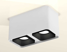 Комплект накладного светильника Ambrella light Techno Spot XS7850002 SWH/SBK белый песок/черный песок (C7850, N7702)