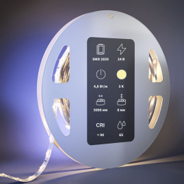 Светодиодная влагозащищенная лента Maytoni 4,8W/m 60LED/m 2835SMD теплый белый 5M 201013