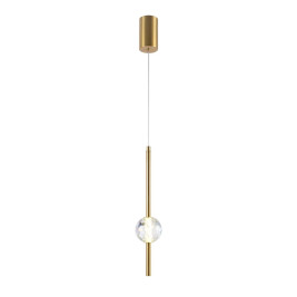 Подвесной светодиодный светильник Indigo Ciondolo 11066/1P Brass V000170L