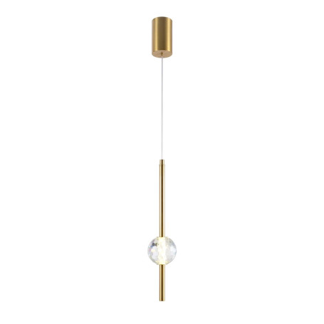 Подвесной светодиодный светильник Indigo Ciondolo 11066/1P Brass V000170L