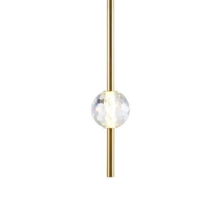 Подвесной светодиодный светильник Indigo Ciondolo 11066/1P Brass V000170L