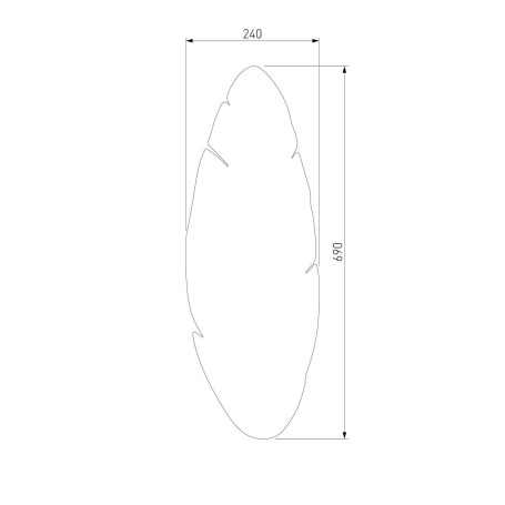 Настенный светильник TK Lighting 5565 Hoja