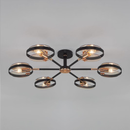 Потолочная люстра Eurosvet Gallo 70121/6 черный