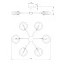 Потолочная люстра Eurosvet Gallo 70121/6 черный