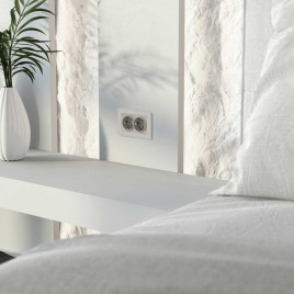 Розетка двойная с заземлением (дымчатый) W1272004/ a069774