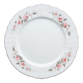 Набор тарелок 25см.6шт.&quot;Роза серая платина 5396021&quot; Bernadotte