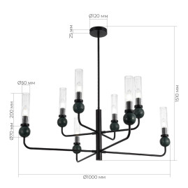 Подвесная люстра ST Luce Medea SL1244.403.08