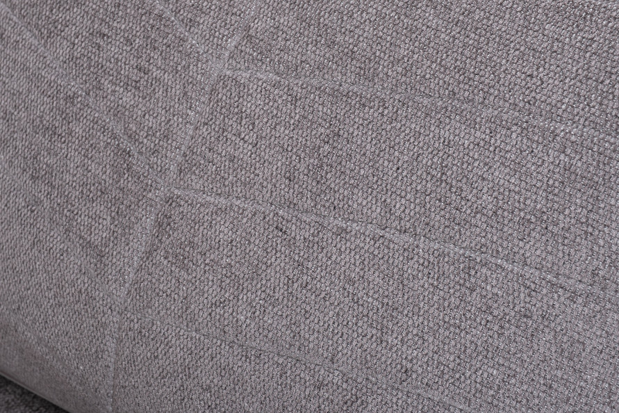 Диван Madrid Memory трехместный шенилл коричневый с кантом