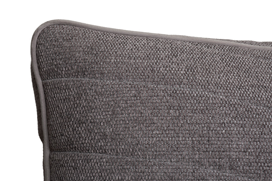 Диван Madrid Memory трехместный шенилл коричневый с кантом