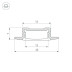 Профиль Arlight SL-SLIM-H7-F25-2000 ANOD 023717
