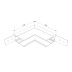 Коннектор угловой для накладного шинопровода Elektrostandard Slim Magnetic 85091/00 a061238