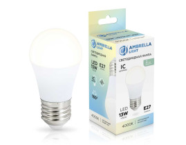 Лампа светодиодная Шар G45 13W 4000K Ambrella light Bulding 451304