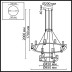 Подвесной светильник Odeon Light Defance Hightech 7143/110L
