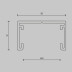 Шинопровод накладной Maytoni Technical Busbar trunkings Basity TRX172-112B